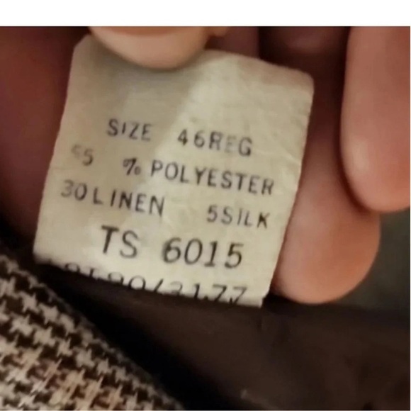 Vintage Panhandle Slim Sport coat Cowboy Western size 46R linen silk blend tweed - Picture 8 of 8